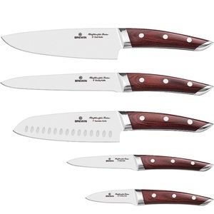 (5) Piece Chef Knife Set
